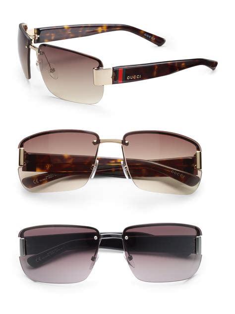 gucci sunglasses for men pittsburgh|Gucci rimless sunglasses men's.